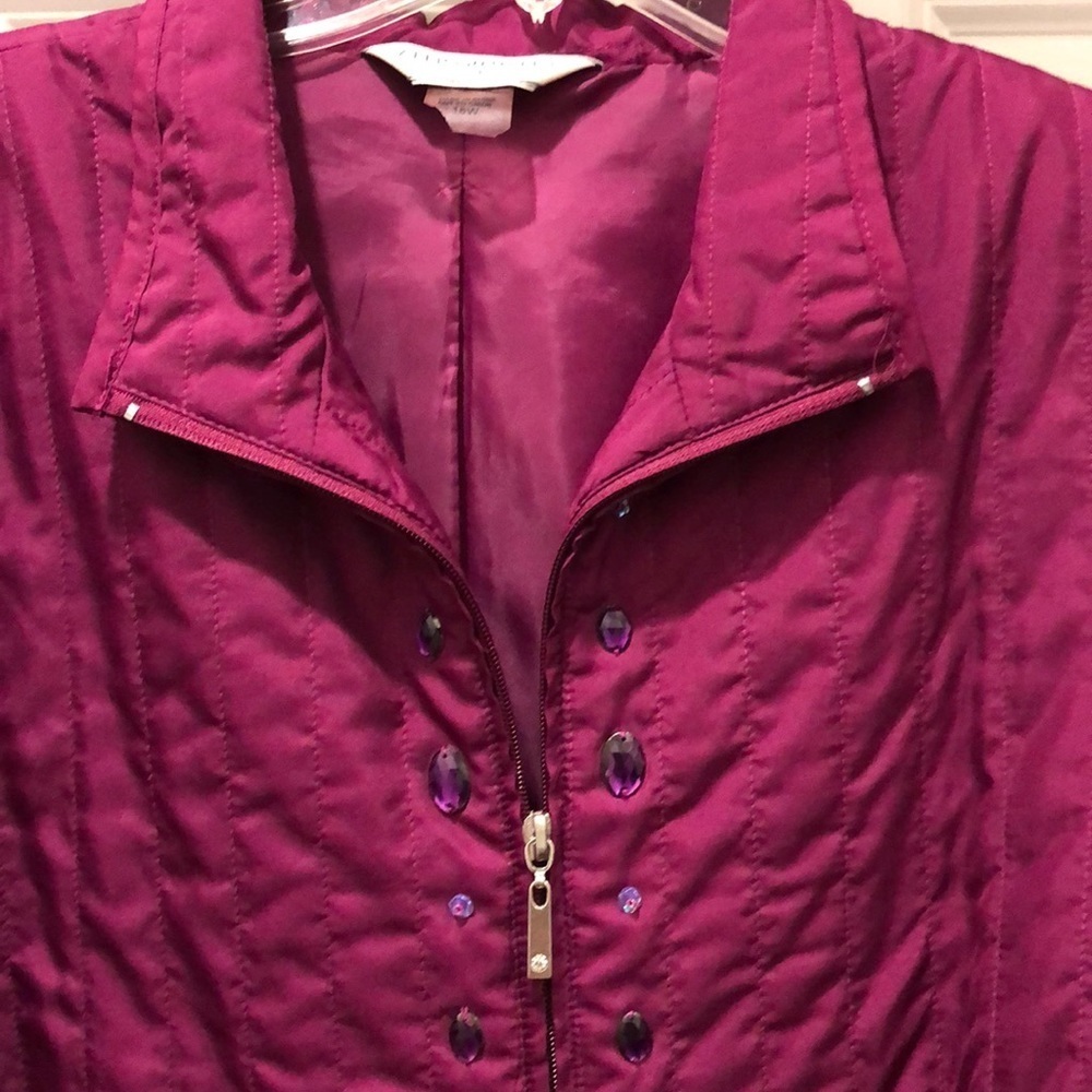 ALLISON DALEY II QUILTED JACKET EUC sz 16W
